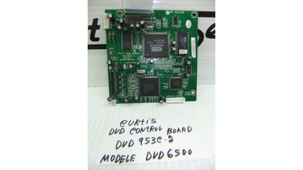 Curtis DVD6500 dvd control board DVD953C-2